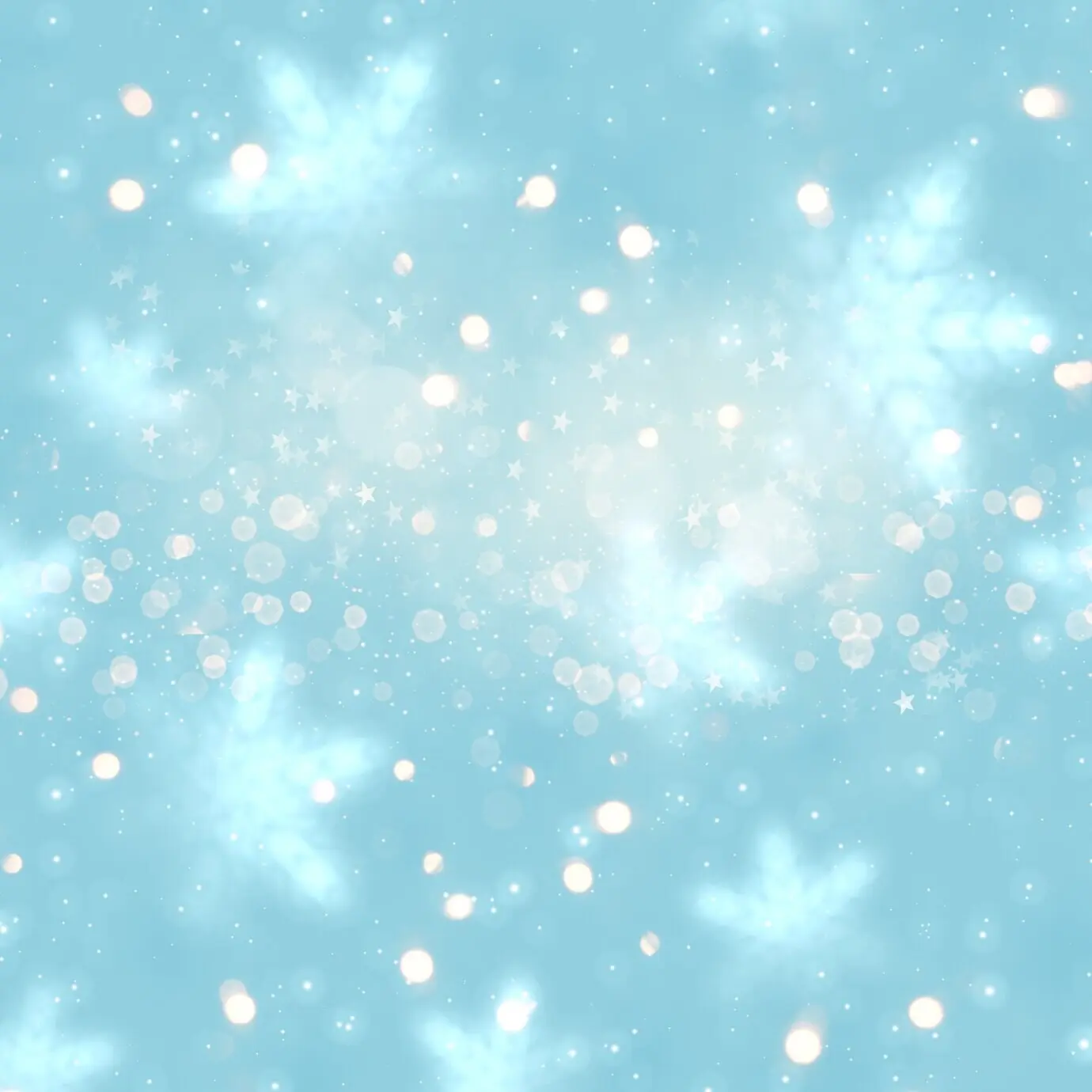 Festlicher Weihnachts-Hintergrund mit Bokeh-Lichtern und Sternen-Design